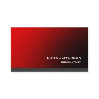 Professional Red Grey Trendy Modern Impressive