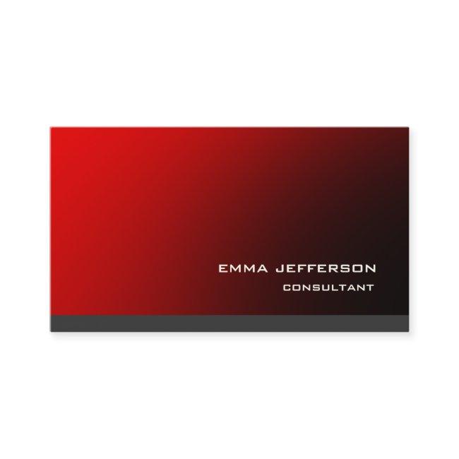 Professional Red Grey Trendy Modern Impressive