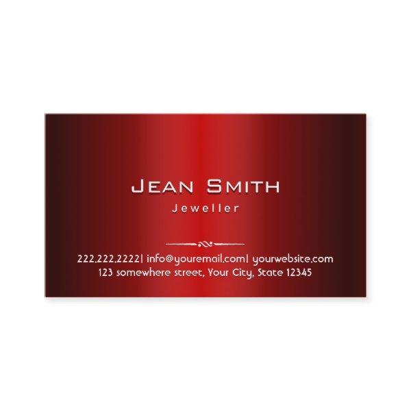 Professional Red Metal Jewellery