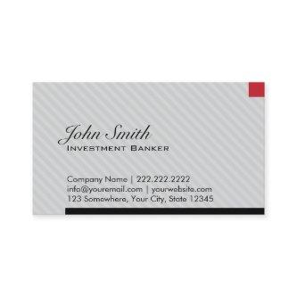 Professional Red Pixel Investment Banker