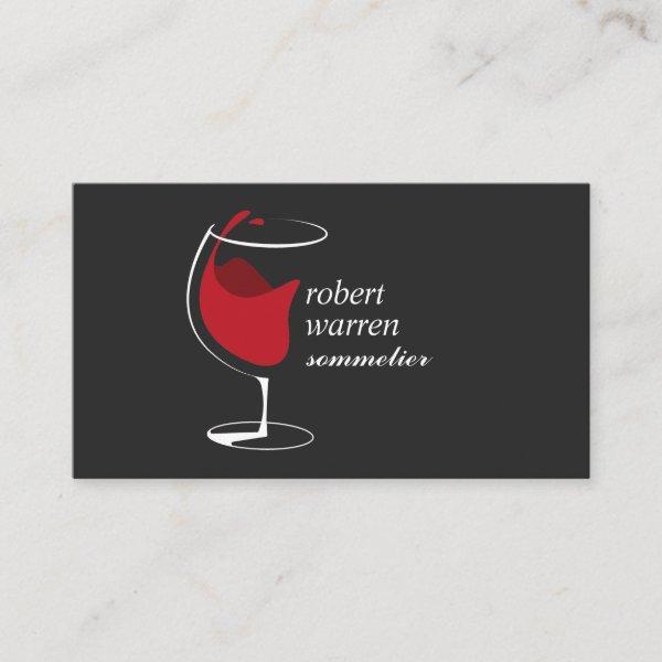 Professional  red wine glass Sommelier winemaker