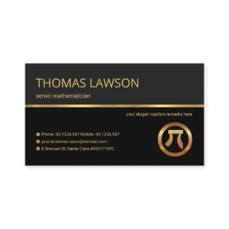 Professional Retro Gold Line Grey Shade Tutor
