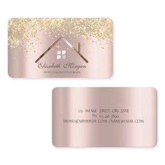 Professional Rose Gold Gold Sequins Real Estate