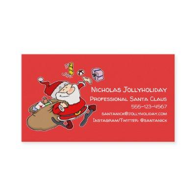Professional Santa Claus Funny Informal Cartoon