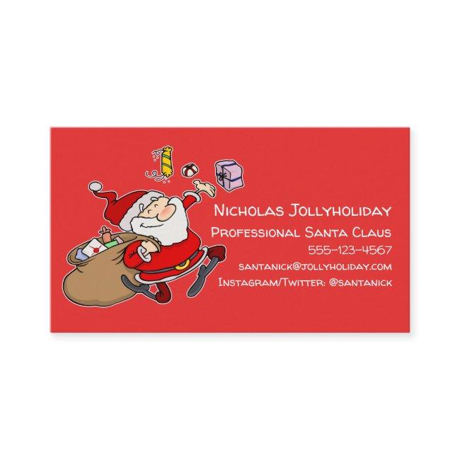Professional Santa Claus Funny Informal Cartoon