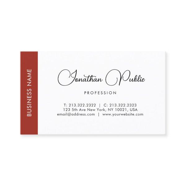 Professional Script Name Template Modern Elegant