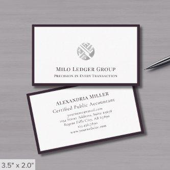 Professional Silver Geometric Logo