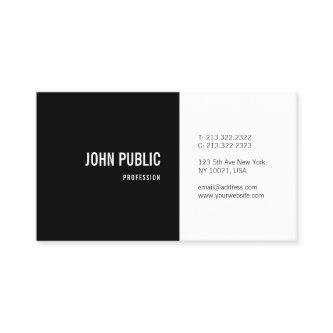 Professional Simple Black & White Template Modern