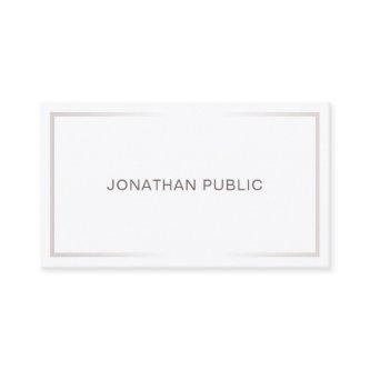 Professional Simple Elegant Design Modern Plain