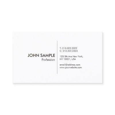 Professional Simple Elegant White Modern