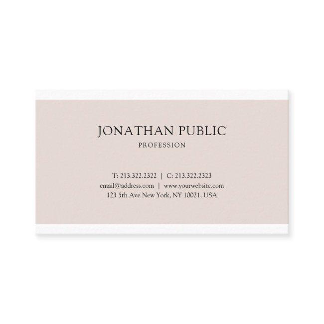 Professional Simple Graphic Design Elegant Plain