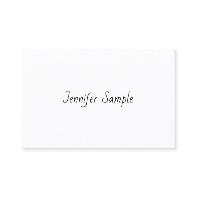 Professional Simple Template Hand Script Modern