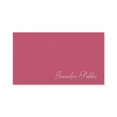Professional Simple Template Modern Elegant Red