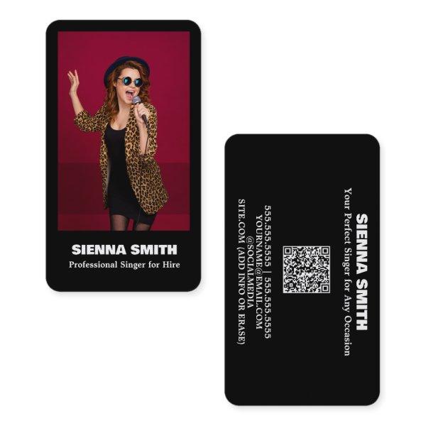 Professional Singer Custom QR