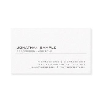 Professional Sleek Plain Modern Elegant Design