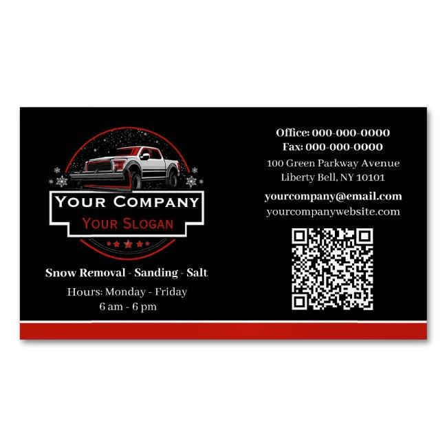 Professional Snow Removal, Snow Plowing Company Magnet