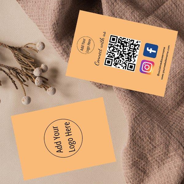 Professional Social Media QR Code for Networking