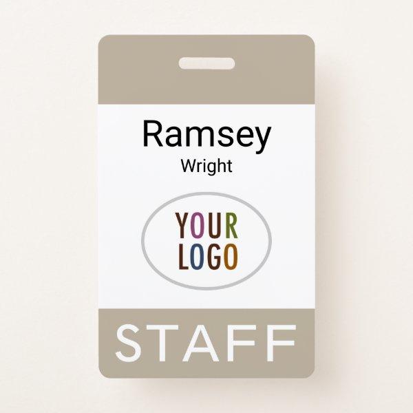 Professional Staff Name Badge Clip Reel Lanyard