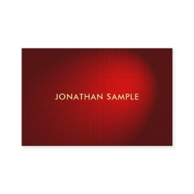 Professional Stylish Black Red Damask Luxury Cool