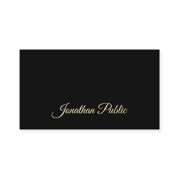 Professional Stylish Gold Hand Script Text Font