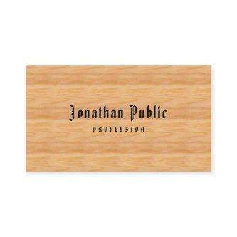 Professional Template Classic American Text Wood
