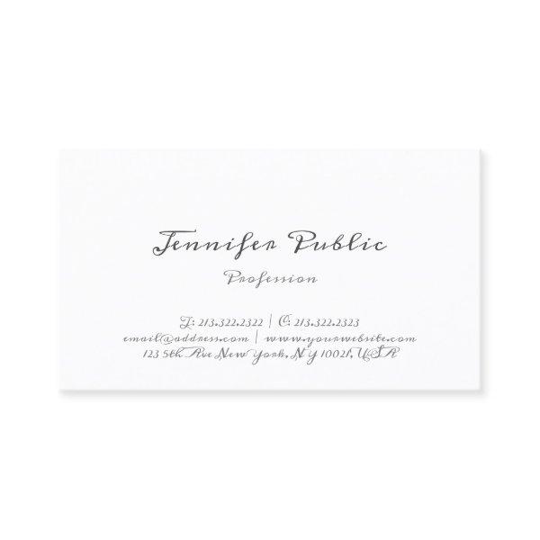 Professional Template Modern Handwriting Simple