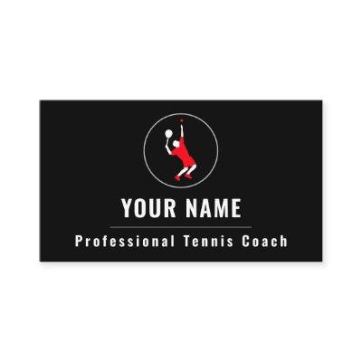 Professional Tennis Coach Player Instructor Icon B