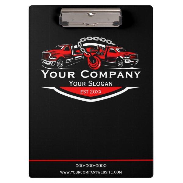 Professional Towing Company, Hauling Service Clipboard