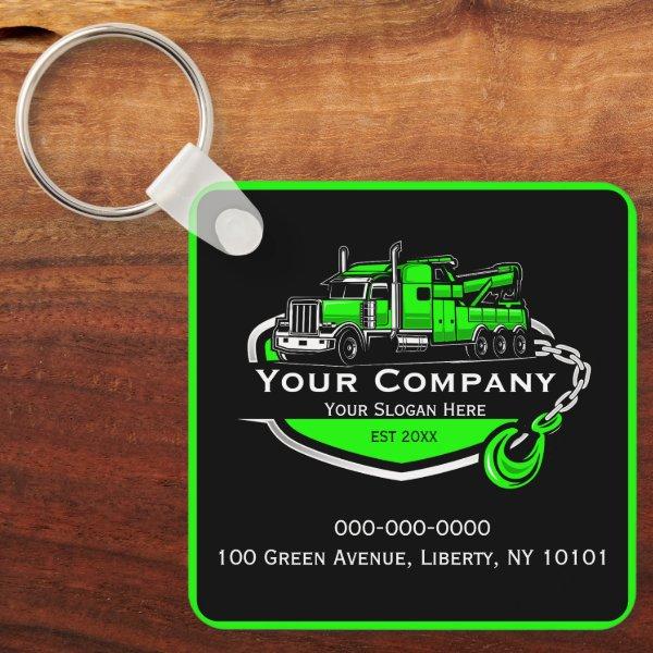Professional Towing Company, Hauling Service Keychain