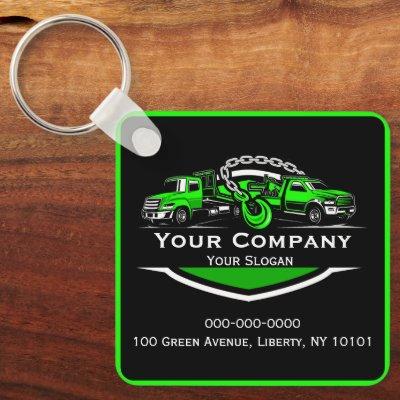 Professional Towing Company, Hauling Service Keychain