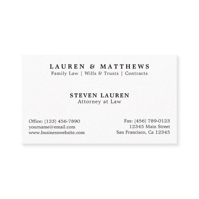 Professional Traditional Black and White Classic