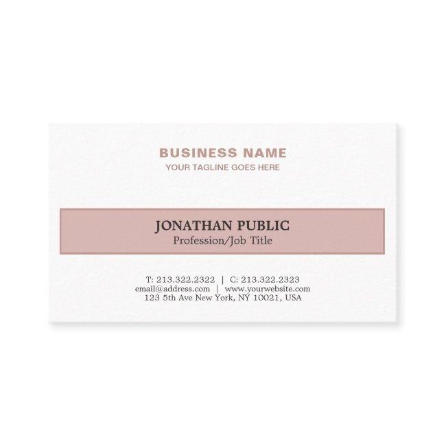 Professional Trendy Harmonic Colors Elegant Plain
