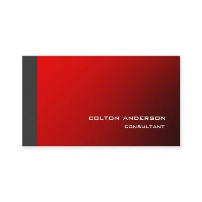 Professional Trendy Style Grey Red Impressive
