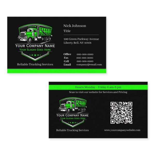 Professional Trucking Hauling Company QR Code