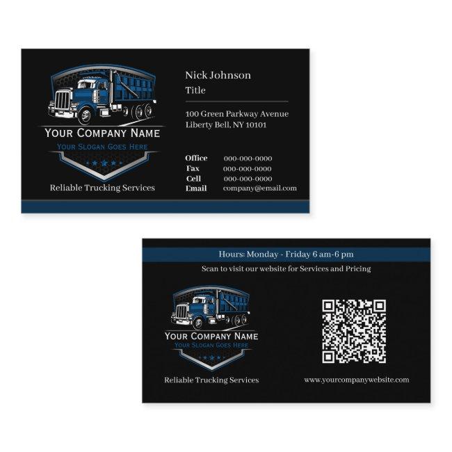 Professional Trucking Hauling Company QR Code