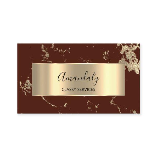 Professional VIP Gold Abstract Marble Maroon Bronz