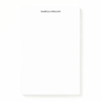 Professional White Minimalist Plain Creative Post-it Notes