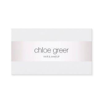 Professional White Modern Silver Light Gray
