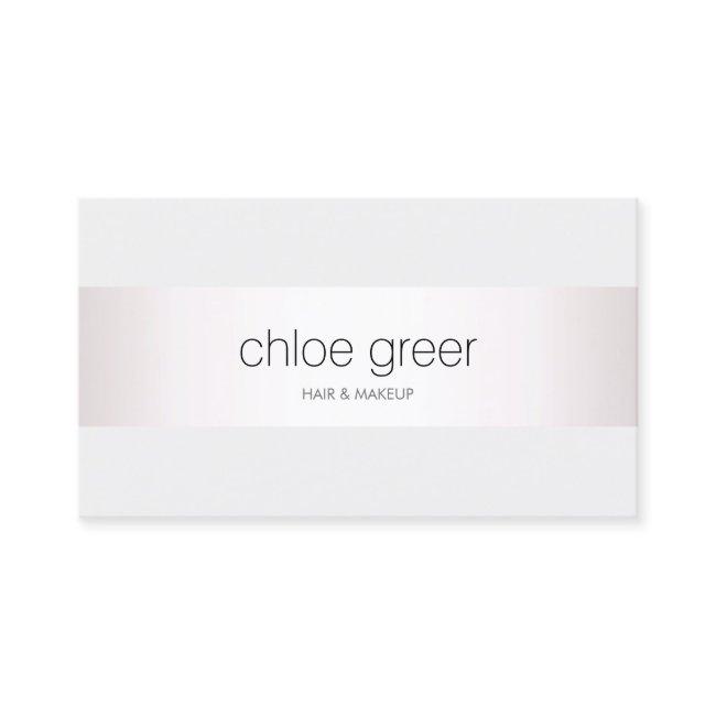 Professional White Modern Silver Light Gray