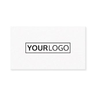 Professional white or any color custom logo