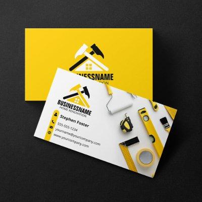 Professional Yellow Home Renovation Construction