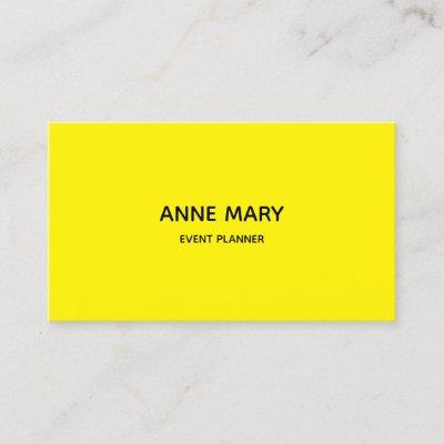 Professional Yellow Modern Colorful Event Plan