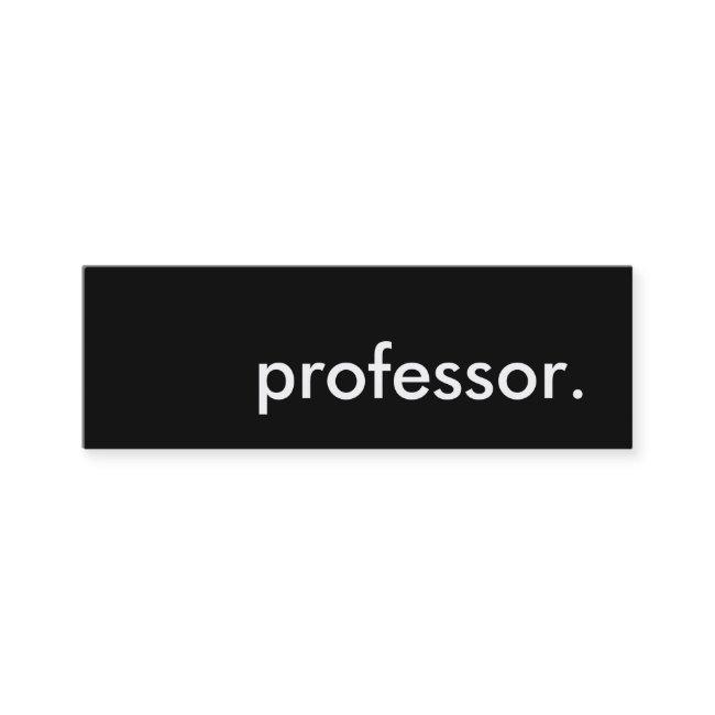 professor. mini