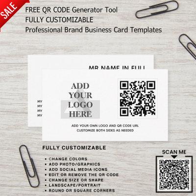 PROFFESSIONAL BRANDED LOGO DESIGN QRCODE TEMPLATE