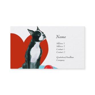 Profile Card - Boston Terrier