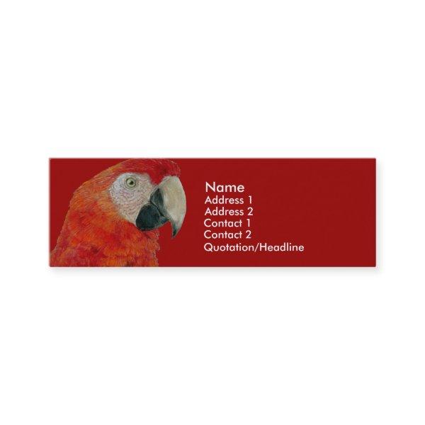 Profile Card Template - Macaw
