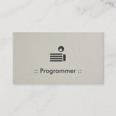 Programmer Simple Elegant Professional