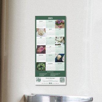 Promotional Florist Services 2025 Calendar Magnet