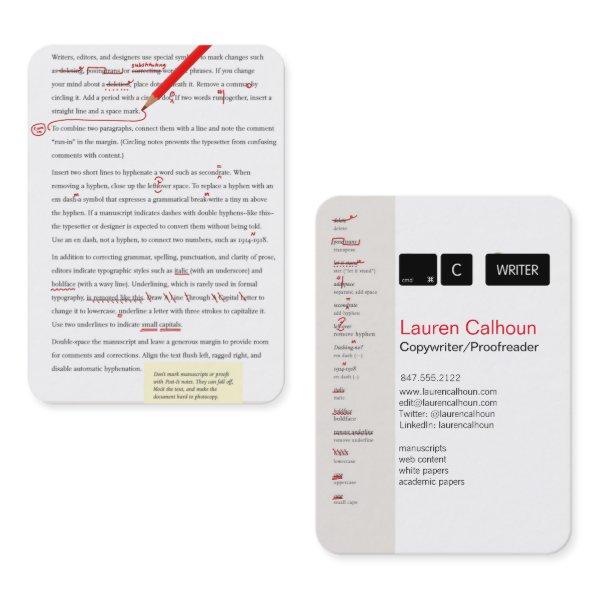 proofreader/copywriter