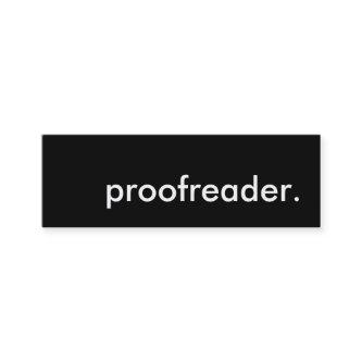 proofreader. mini